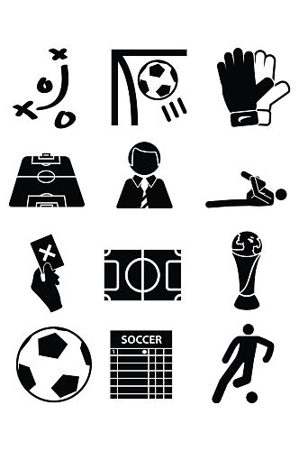 足球运动球类icon图标