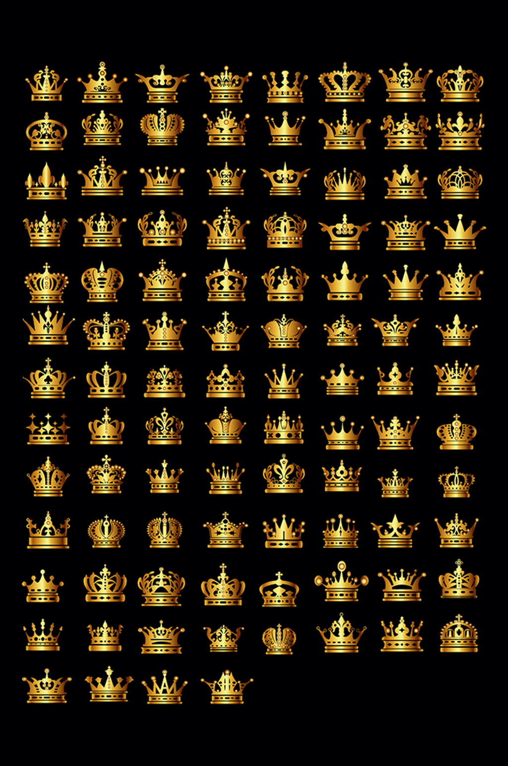 金色皇冠免抠素材素材
