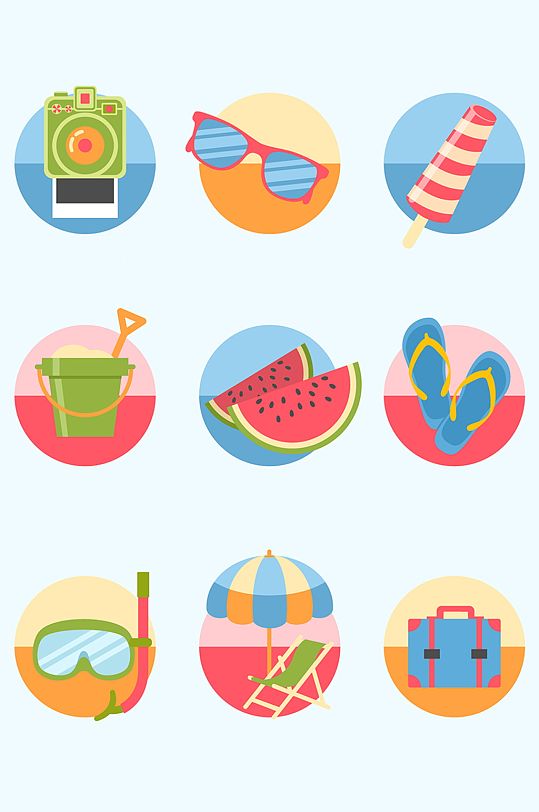 旅行旅游度假矢量素材-众图网