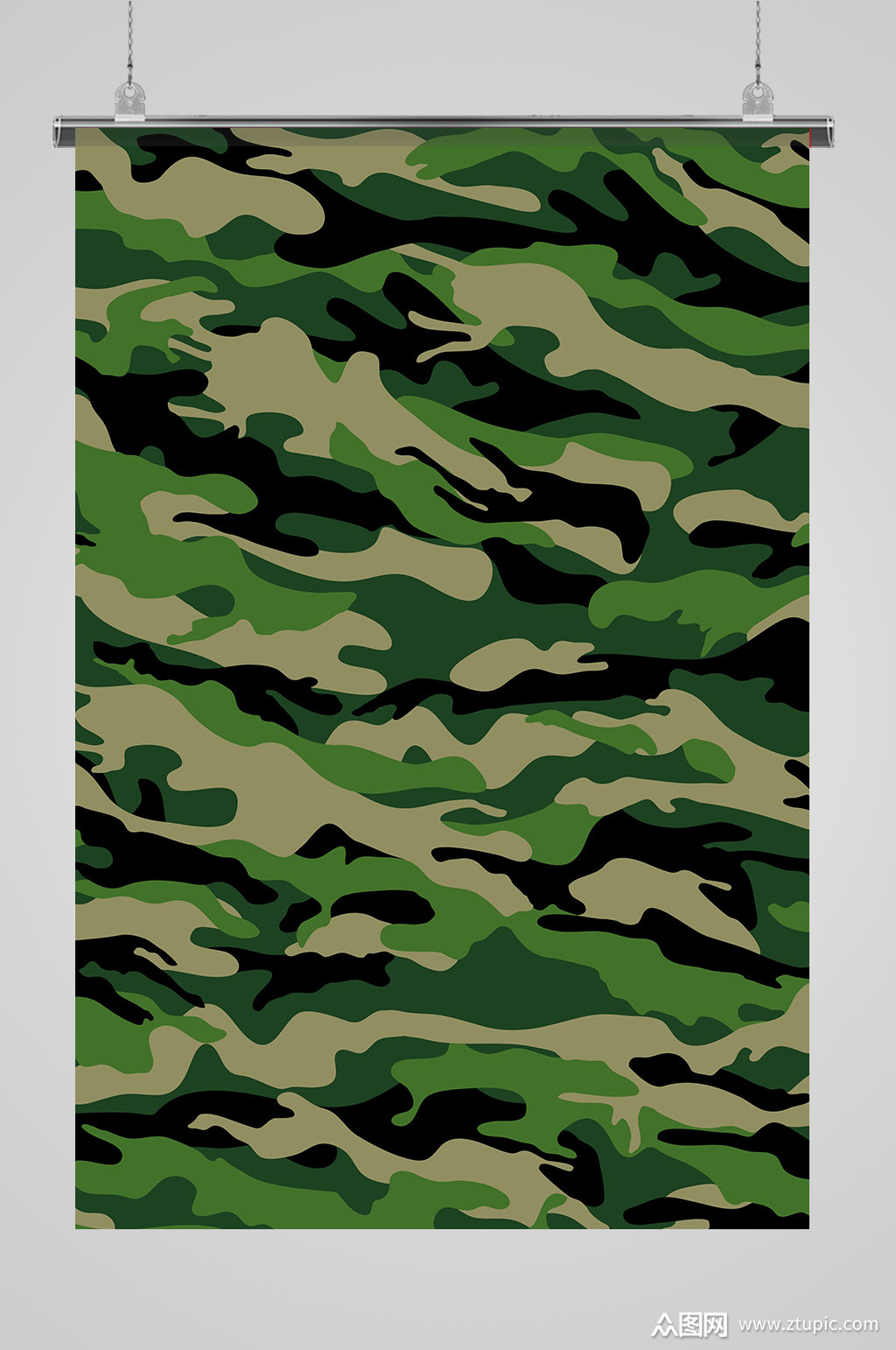 部队军绿色迷彩背景素材