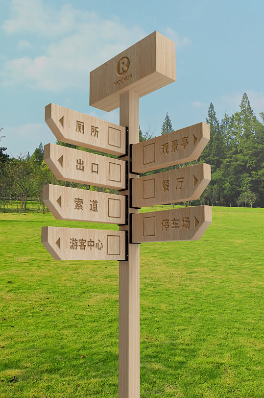 3d公园导视牌旅游景区标牌