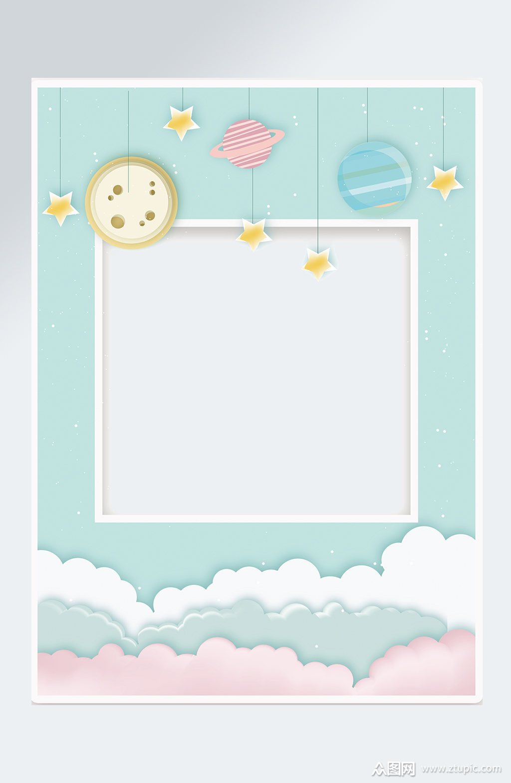 小清新儿童拍照框新春网红拍照框