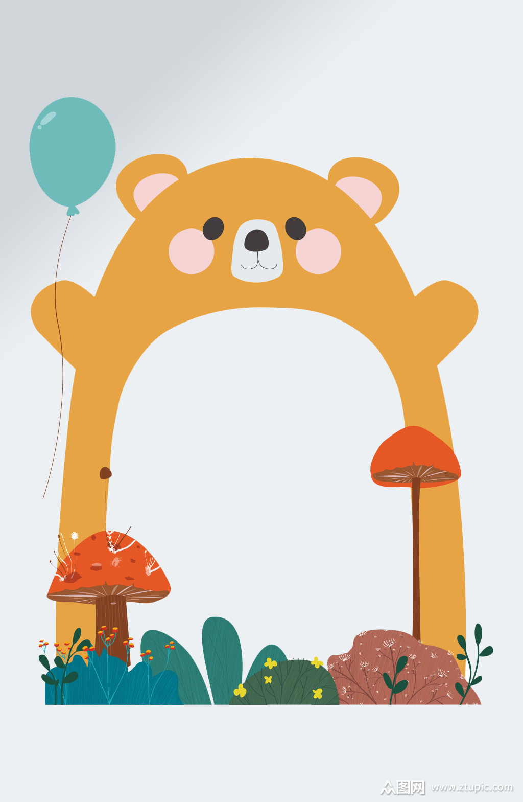 幼儿园儿童拍照框动物拍照框