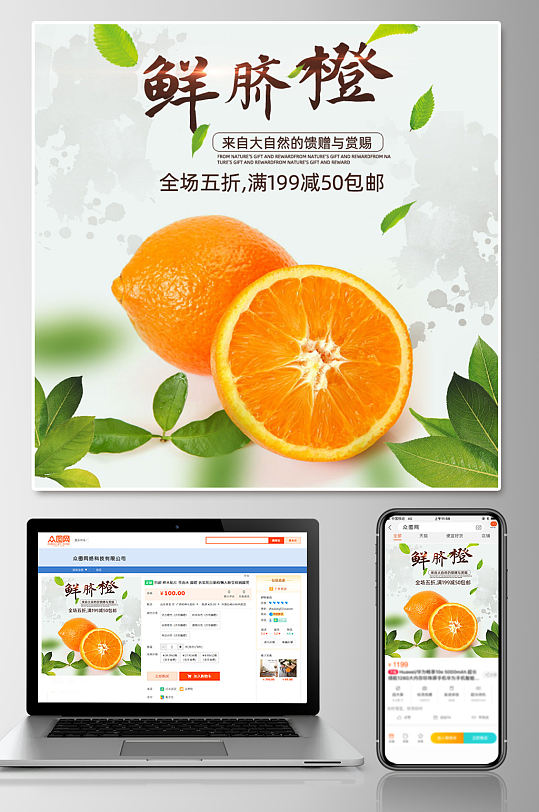 水果水果橙子橘子主图-众图网