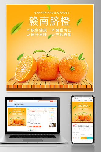 新鲜水果水果橙子橘子主图