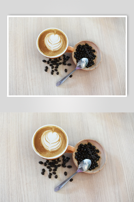 咖啡馆意式咖啡摄影图