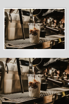 咖啡厅咖啡摄影图片