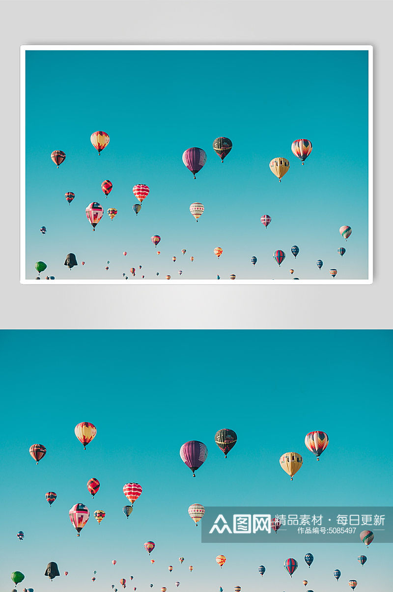 热气球风景摄影图片素材