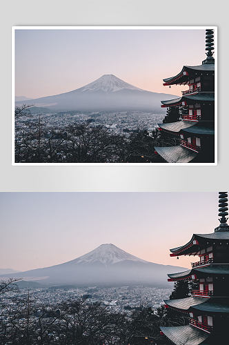 富士山风景摄影图片