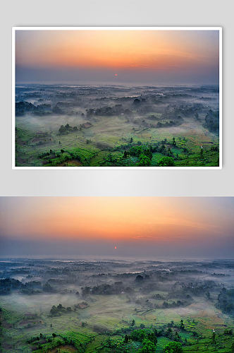 农村田野风景图片