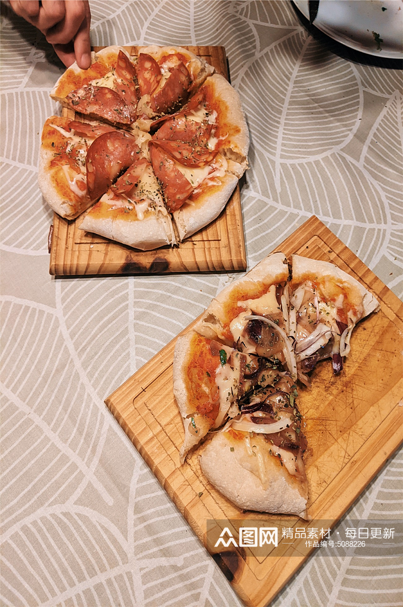 意大利披萨摄影图素材