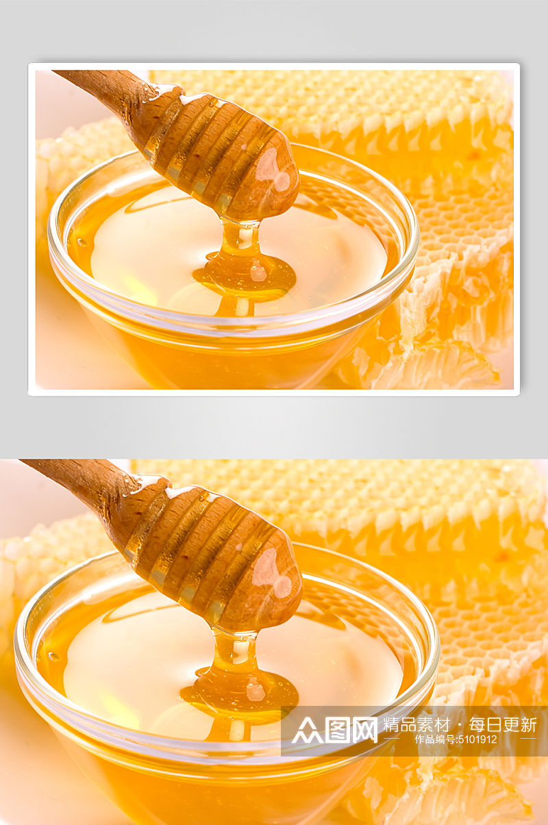 清甜蜂蜜创意摄影素材