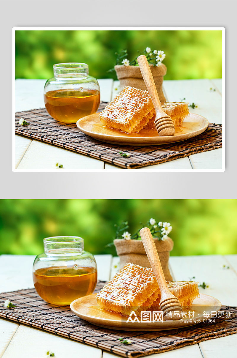 清甜蜂蜜创意摄影素材