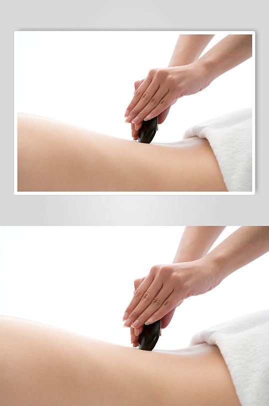 医疗刮痧摄影图片-众图网