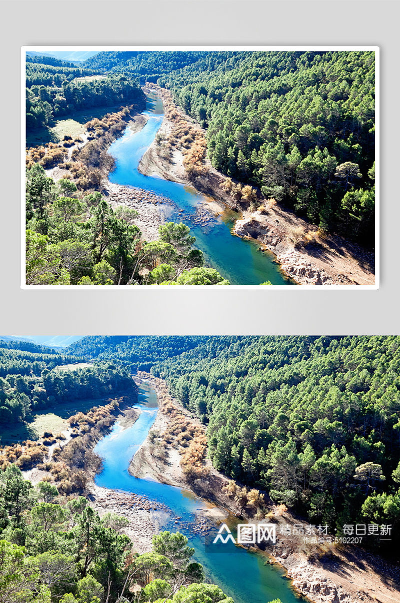 山川河流创意摄影素材