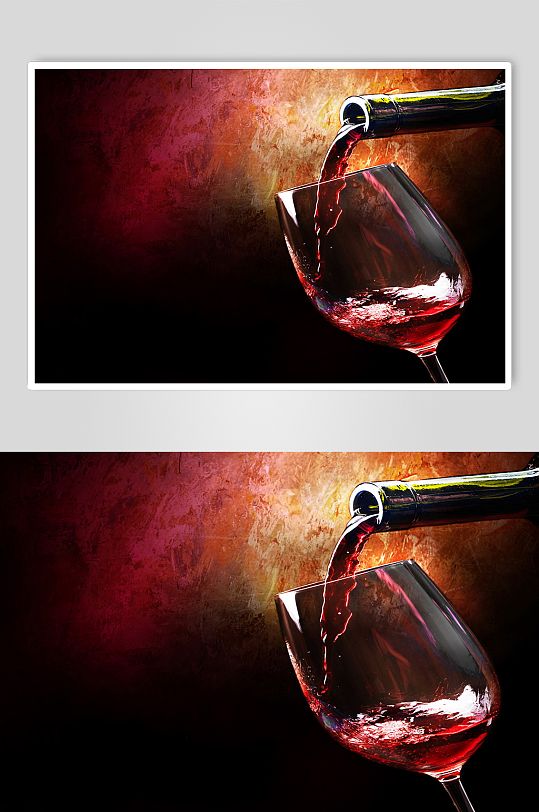 红酒葡萄酒创意摄影