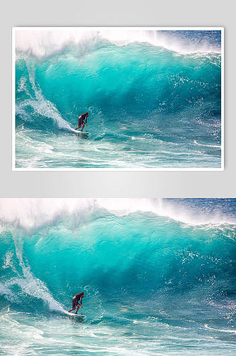 海上运动冲浪人物摄影图