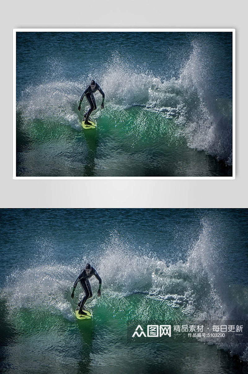 海上运动冲浪人物摄影图素材
