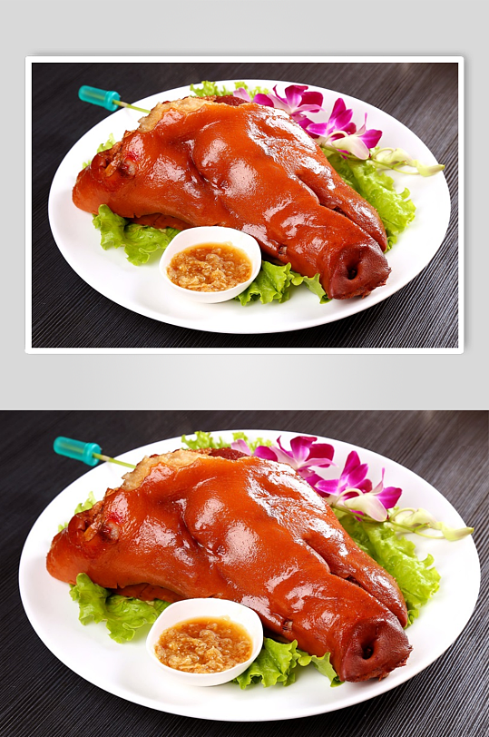 猪头肉卤味摄影图-众图网