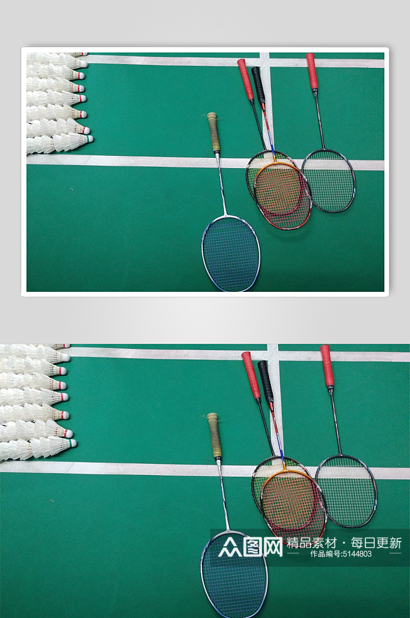 羽毛球体育摄影图素材