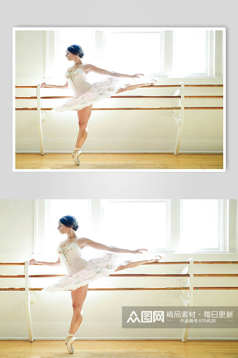 芭蕾舞人物实拍摄影图素材