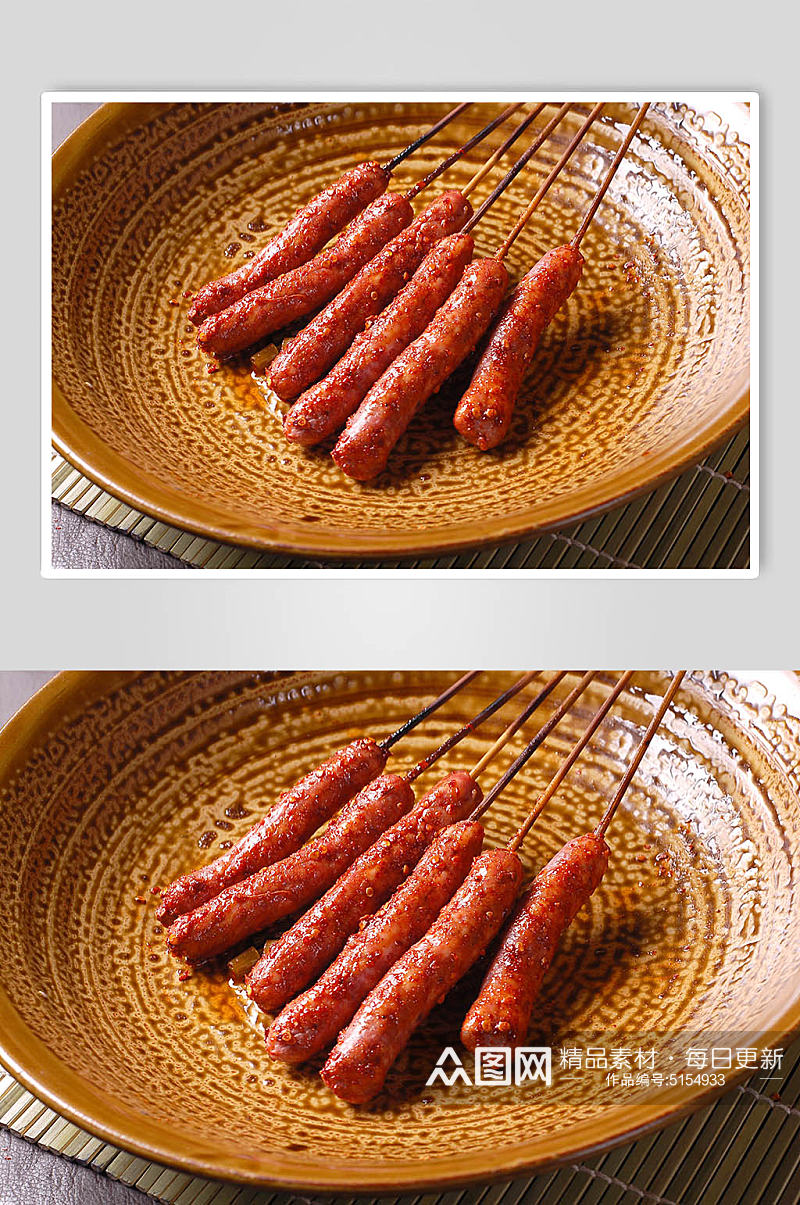 川味香肠摄影图片素材