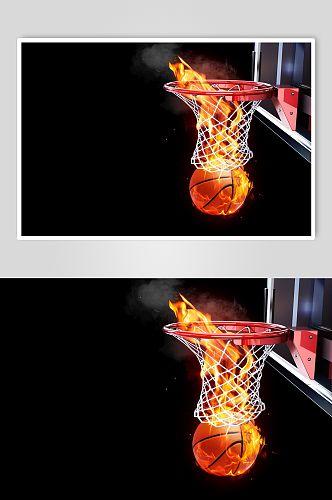 炫酷篮球创意摄影