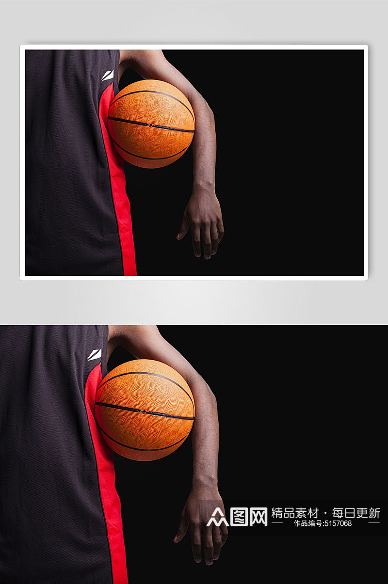 炫酷篮球创意摄影素材