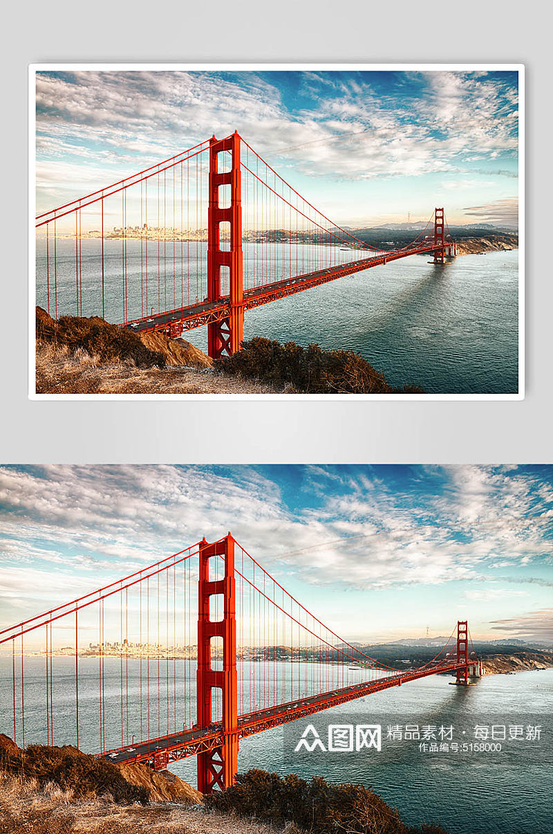 跨海大桥创意摄影素材