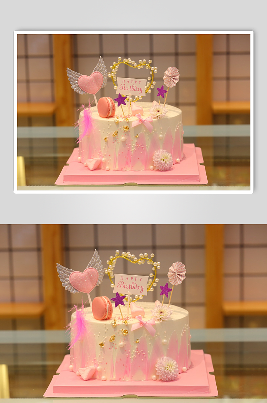 生日蛋糕款式摄影图