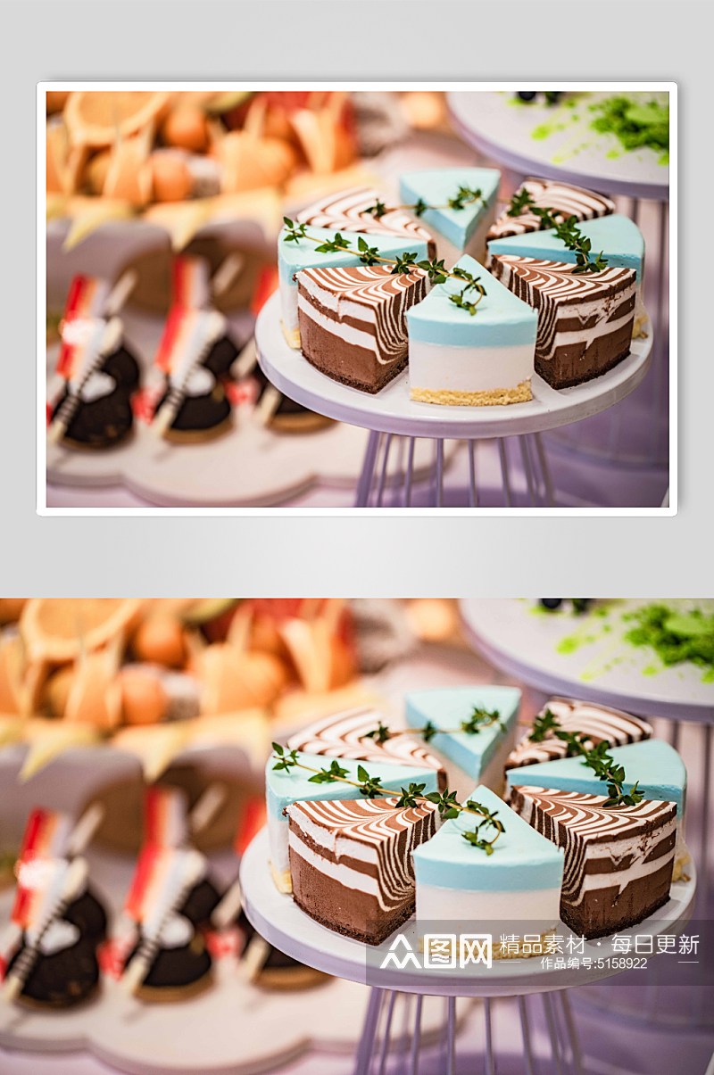 生日蛋糕款式摄影图素材