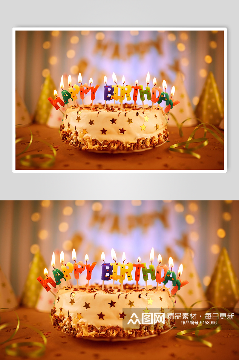 生日蛋糕高清摄影图素材