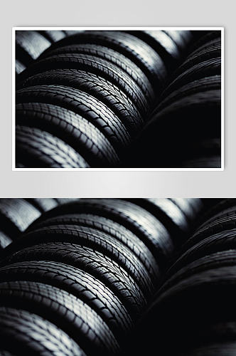 黑色轮胎摄影图片