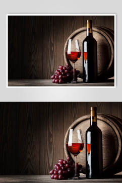 醇厚葡萄酒摄影图片