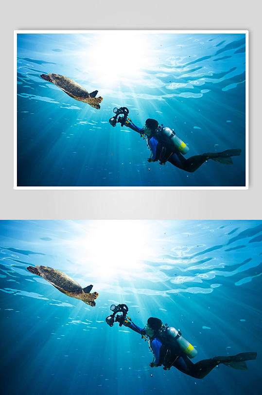 潜水运动摄影图片