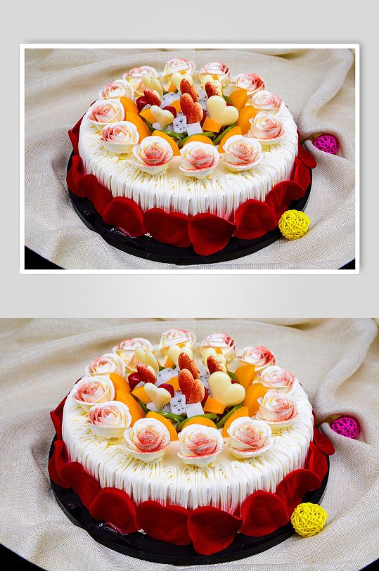 生日蛋糕摄影图片