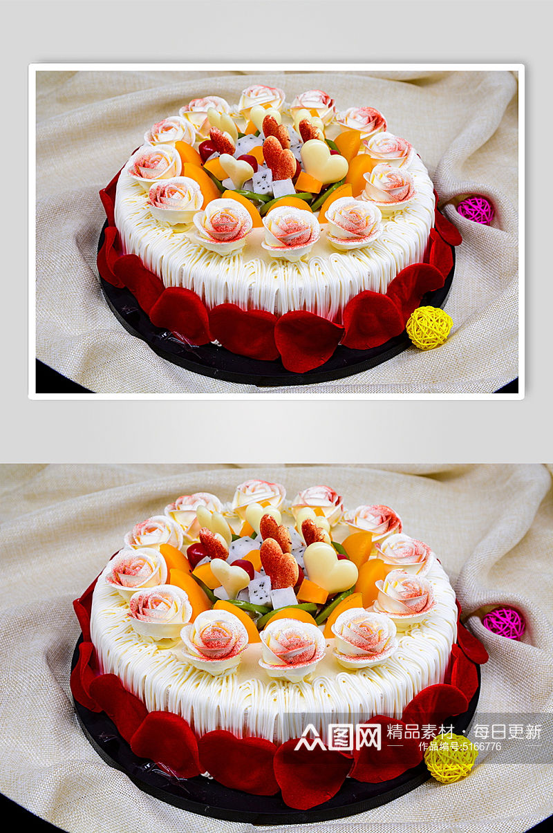 生日蛋糕摄影图片素材