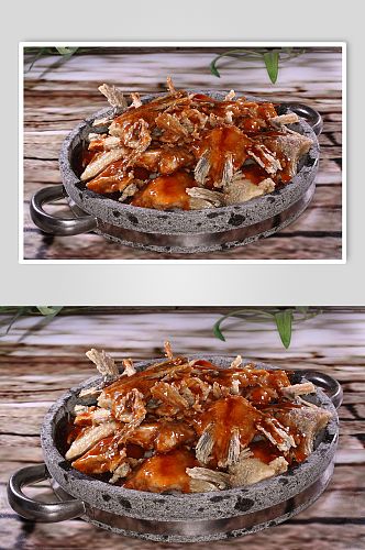 美味石锅鱼摄影图片