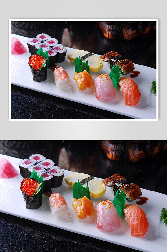日本料理寿司摄影图片