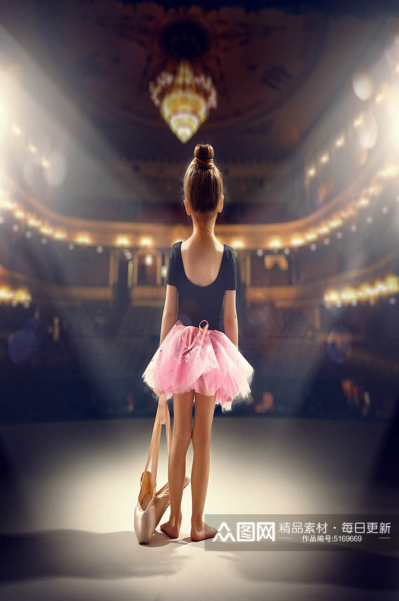芭蕾舞人物优美图片素材