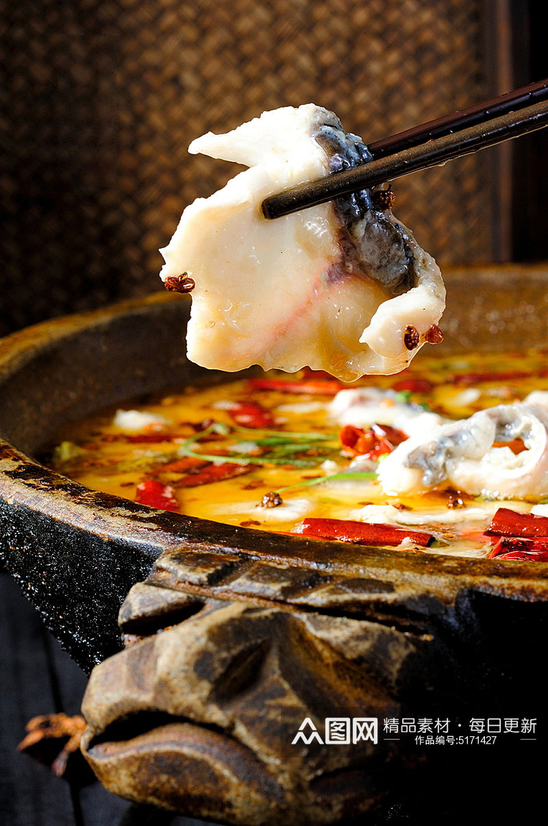 石锅鱼美食摄影图片素材
