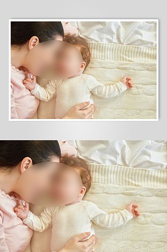 母婴人物创意摄影图片