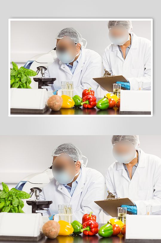 食品检测创意摄影图片