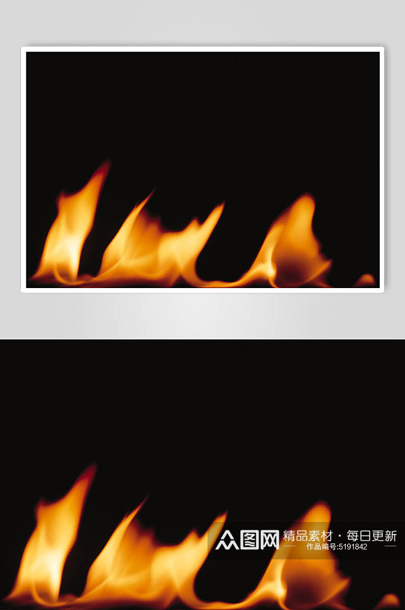 实拍燃烧大火火焰图片素材