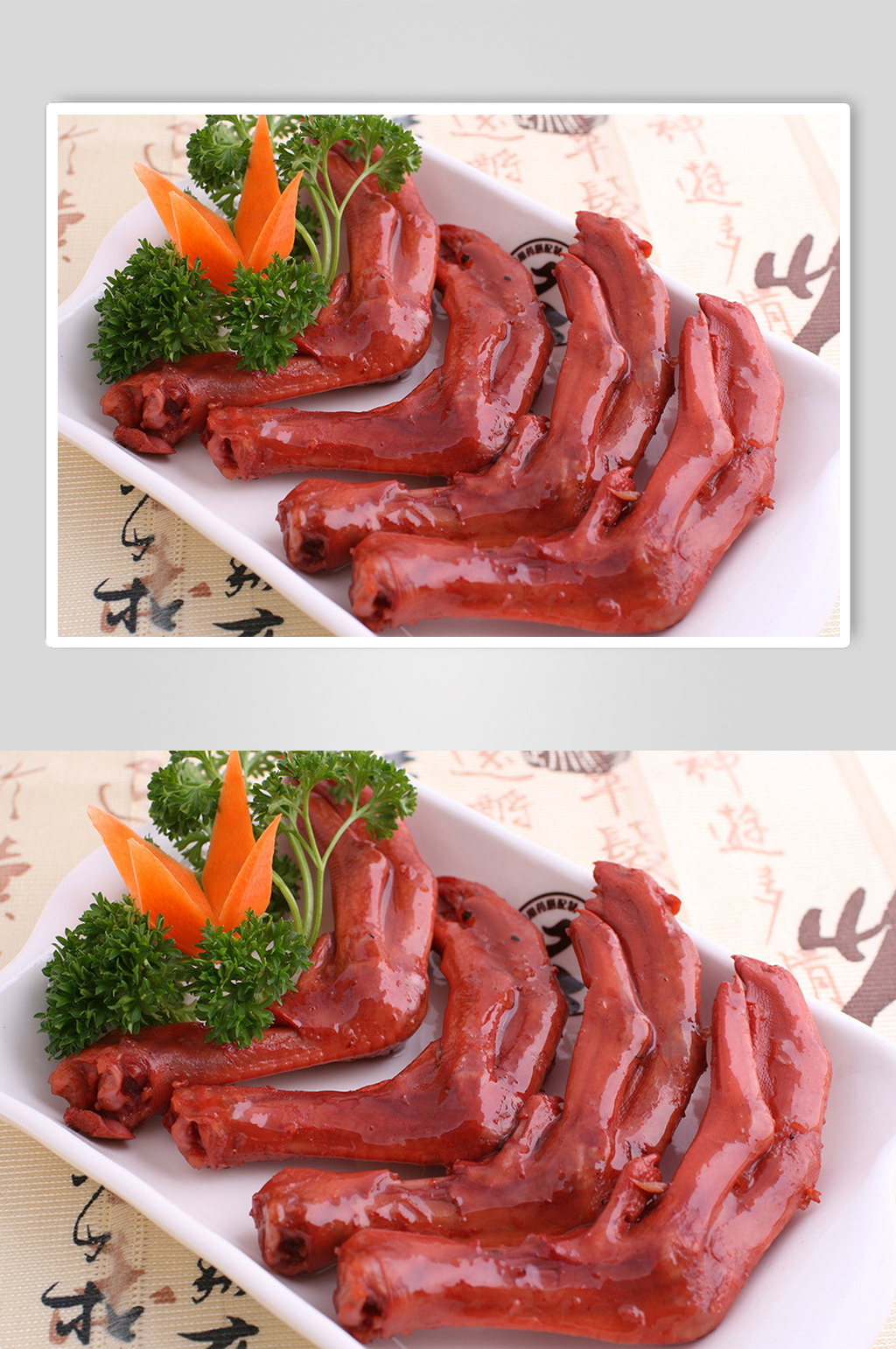 美味小吃卤鸭掌图片素材