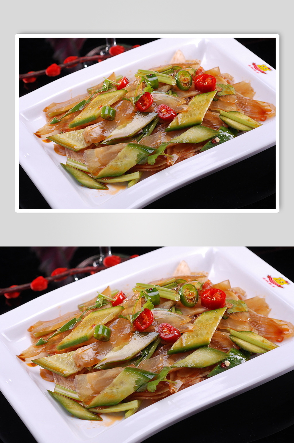 凉皮黄瓜美食摄影图片素材