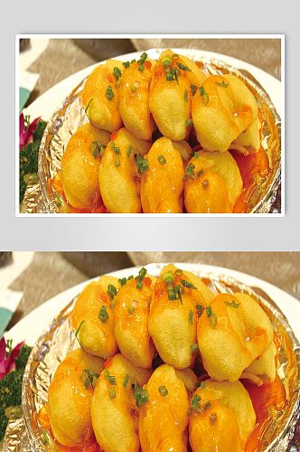 拔丝土豆美食摄影图片