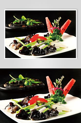 炒时蔬餐馆食物美食摄影图片