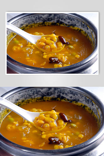 中式经典玉米汤美食图片