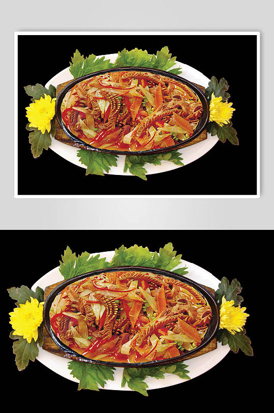 中式经典腰片美食图片